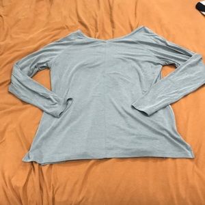 Ascend grey long sleeve workout women’s shirt